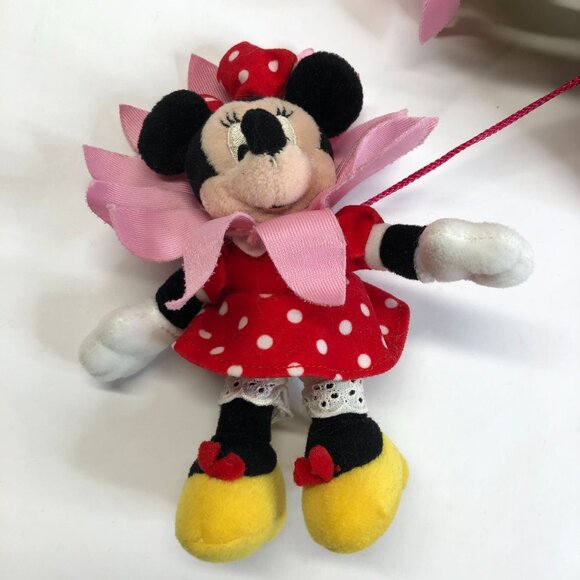 Disney Store Minnie in a Flower Pot Plush Doll 8" "Something from the Heart " - Picture 9 of 10